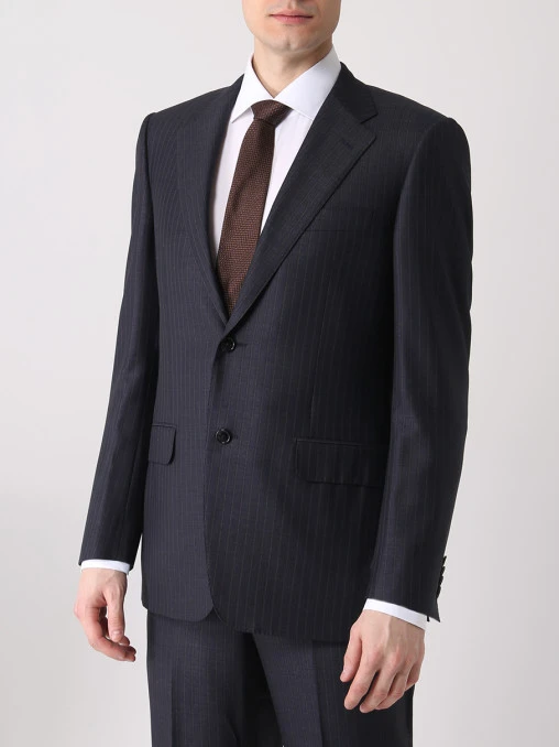 Костюм шерстяной в полоску CORNELIANI