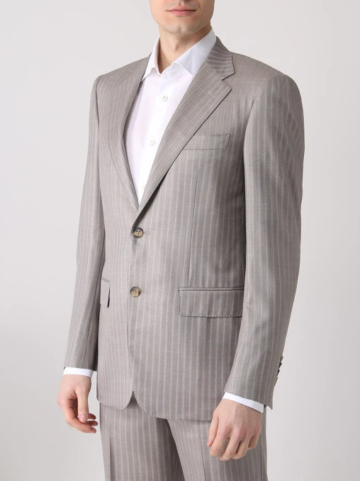 Костюм шерстяной в полоску CORNELIANI