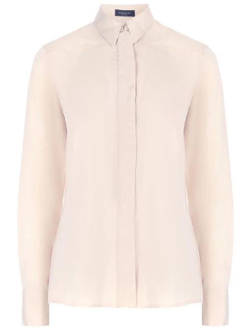 Блуза шелковая TOMBOLINI