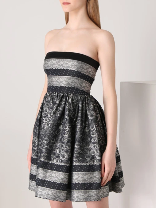 Платье с принтом RED VALENTINO