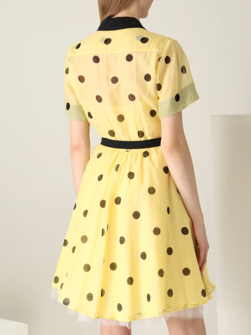 Платье в горох MOSCHINO