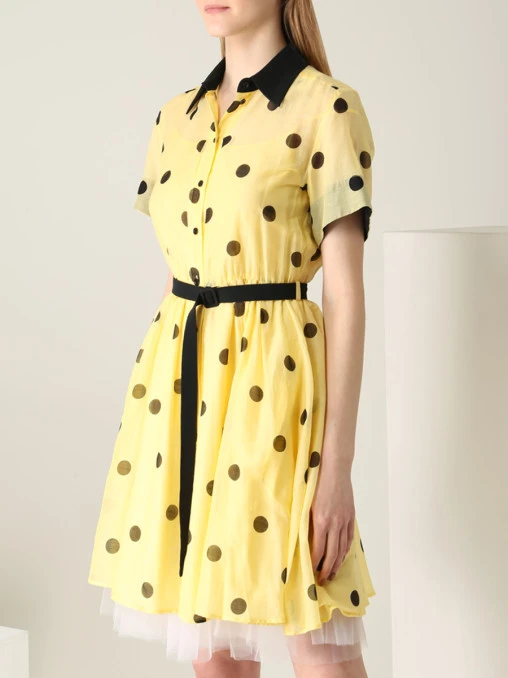 Платье в горох MOSCHINO