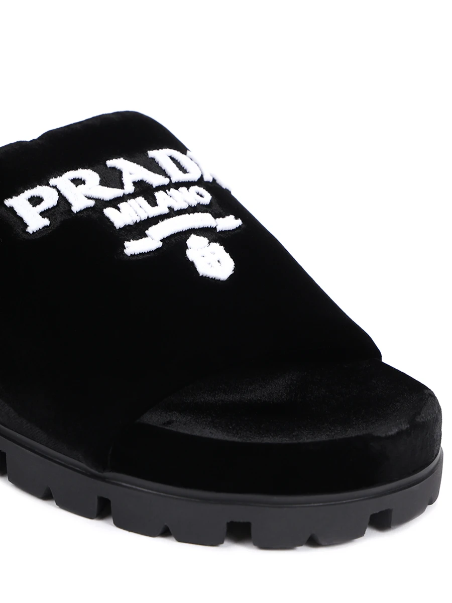 Шлепанцы бархатные