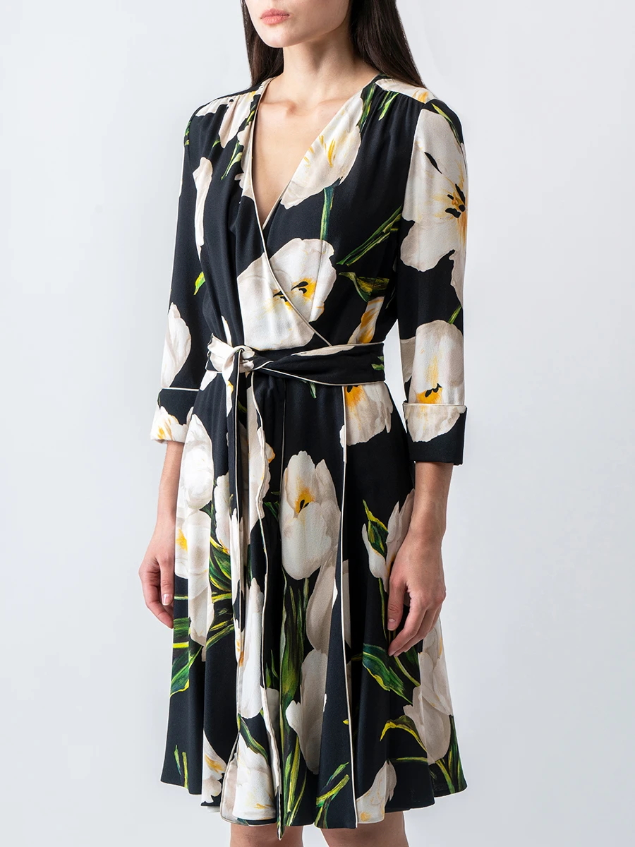 Платье с принтом