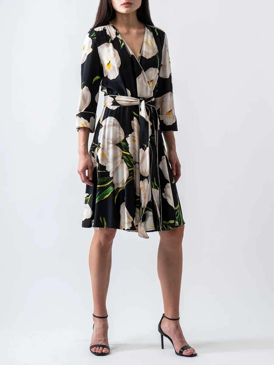 Платье с принтом