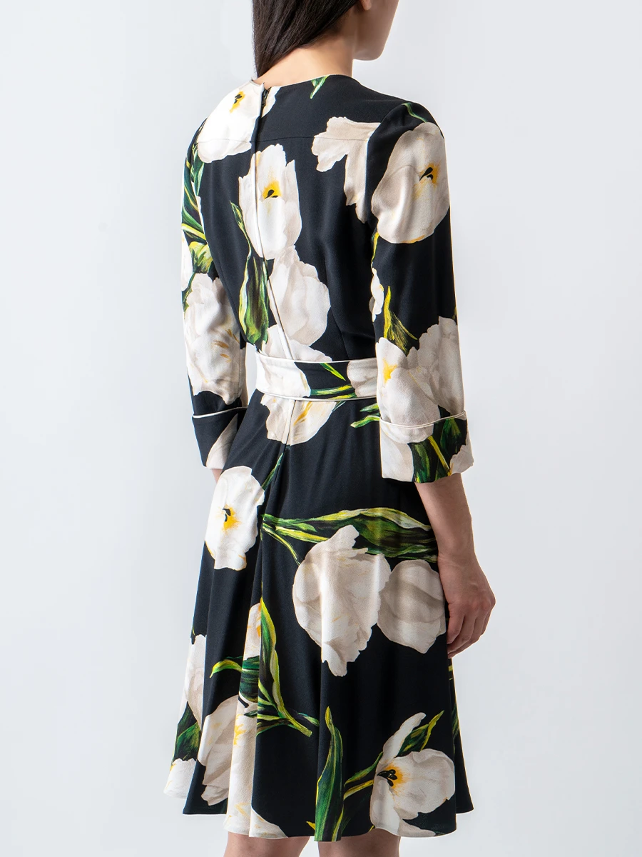 Платье с принтом