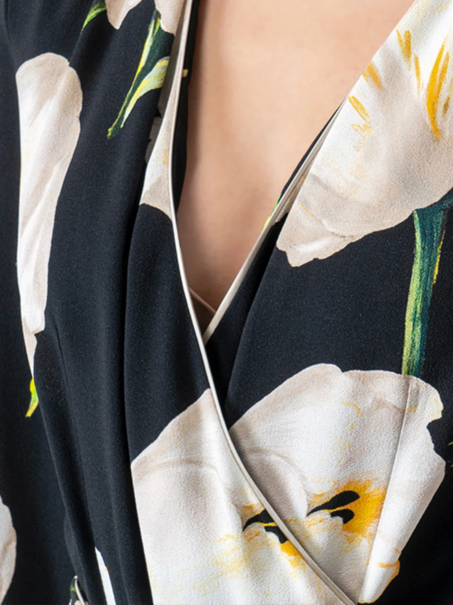 Платье с принтом