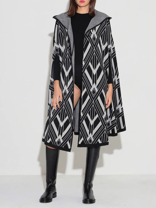 Кардиган шелковый с узором FREE AGE