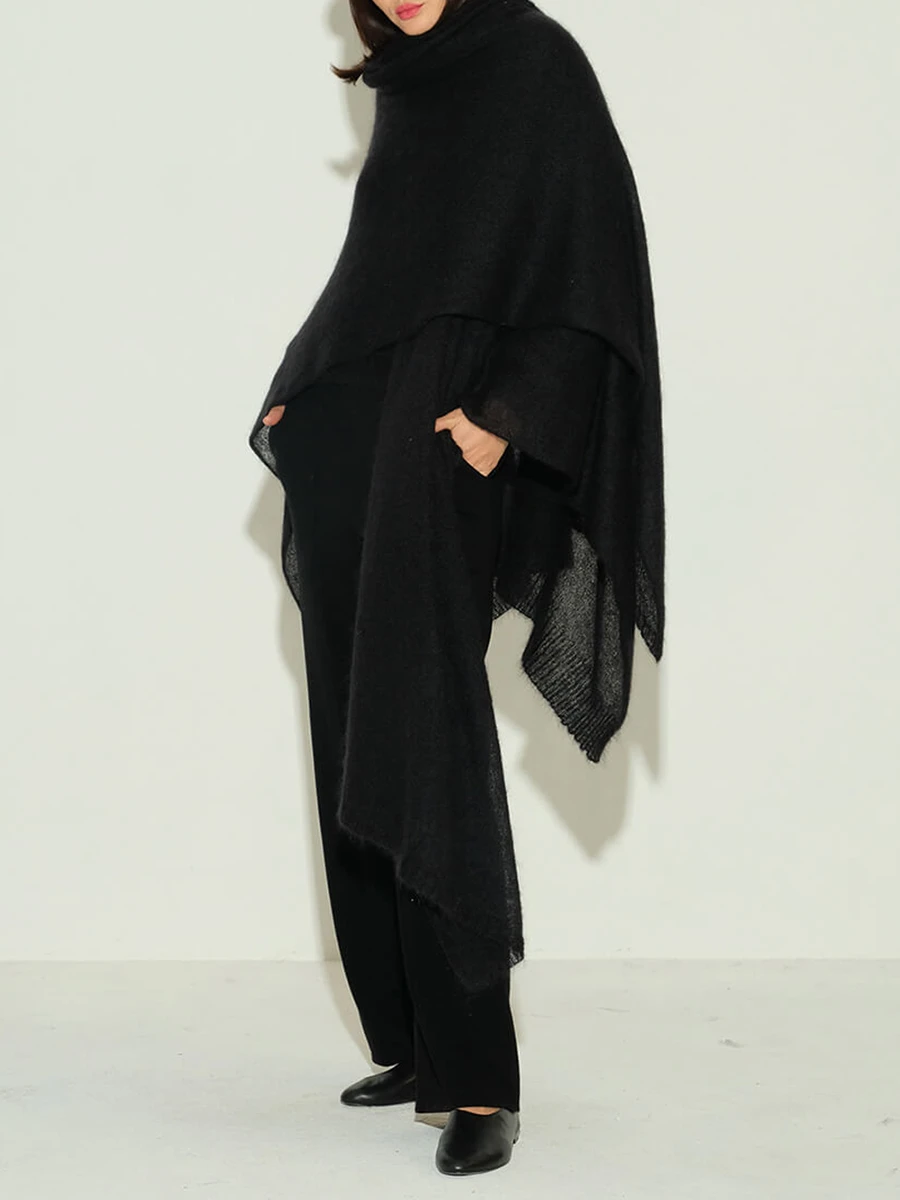 Накидка из мохера