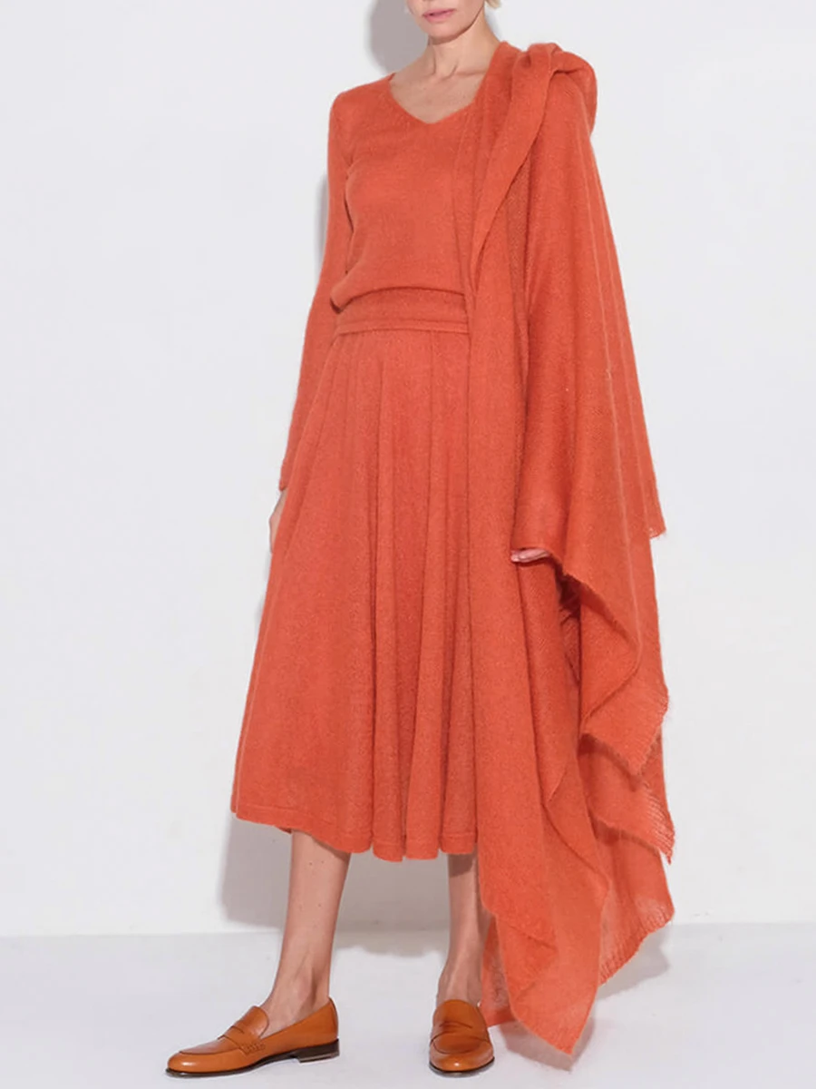 Накидка из мохера