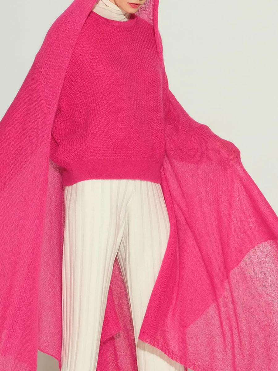 Накидка из мохера