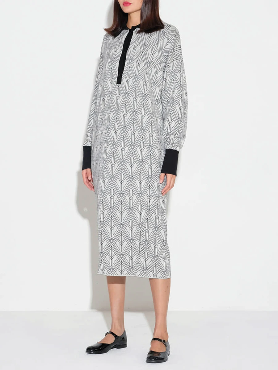 Платье шерстяное