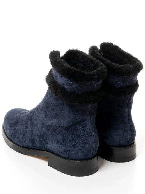 Полусапоги замшевые на меху JIMMY CHOO