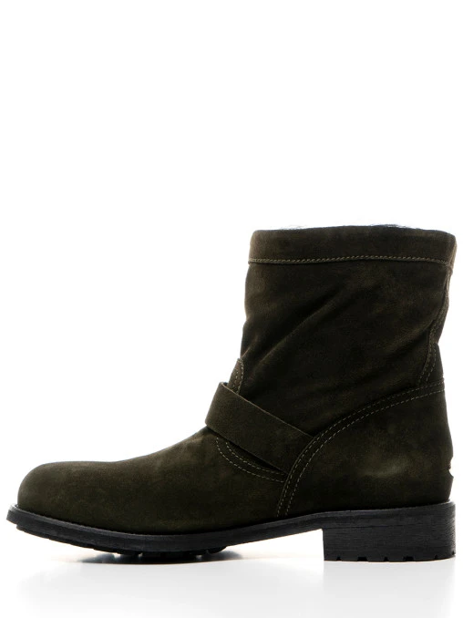 Полусапоги замшевые на меху JIMMY CHOO