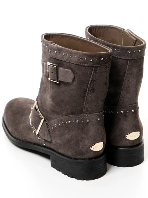 Полусапоги замшевые JIMMY CHOO
