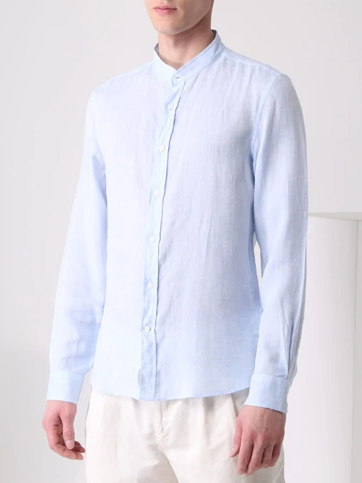 Рубашка Leisure Fit льняная BRUNELLO CUCINELLI