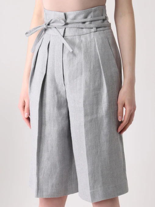 Бермуды льняные BRUNELLO CUCINELLI