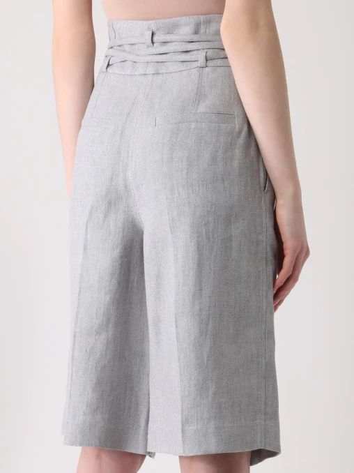 Бермуды льняные BRUNELLO CUCINELLI