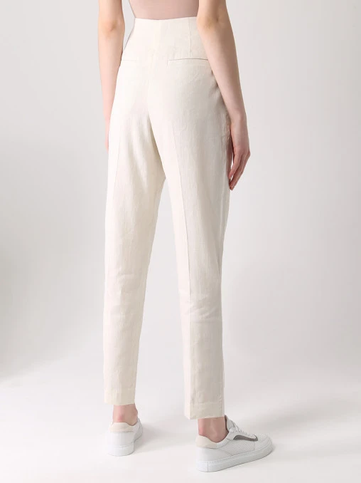 Брюки льняные BRUNELLO CUCINELLI