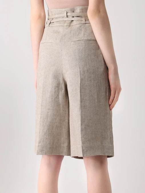 Бермуды льняные BRUNELLO CUCINELLI