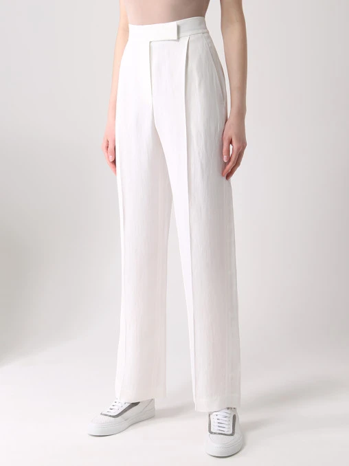 Брюки льняные BRUNELLO CUCINELLI
