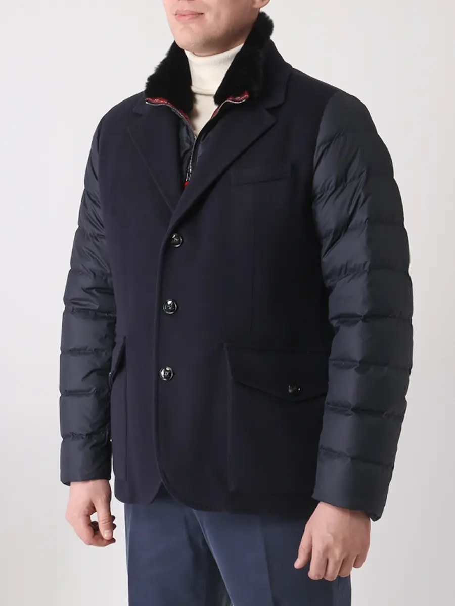 Куртка комбинированная