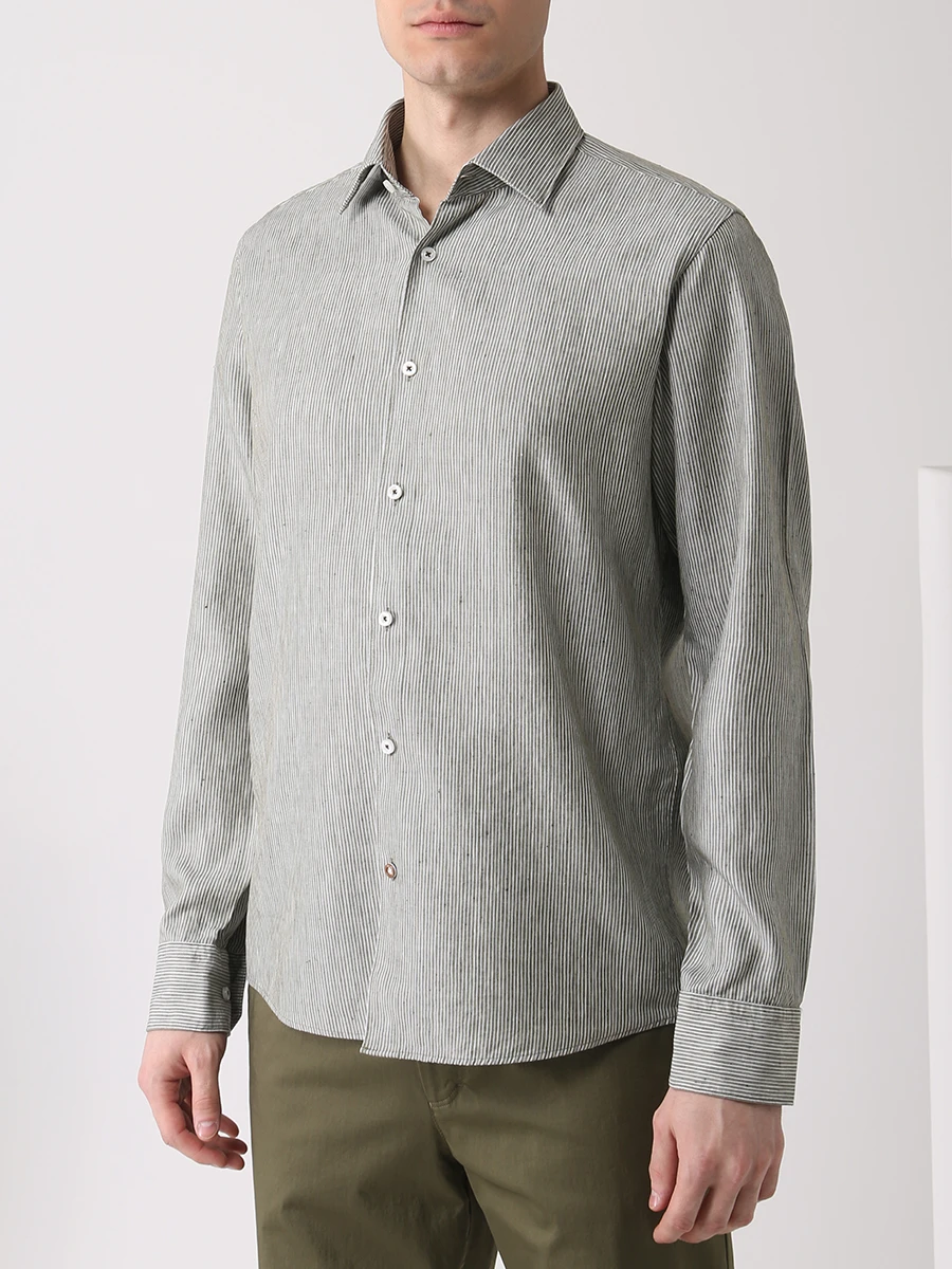 Рубашка Regular Fit изо льна и лиоцелла