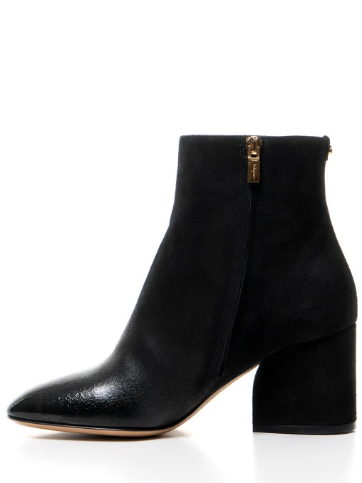 Ботильоны кожаные S.FERRAGAMO