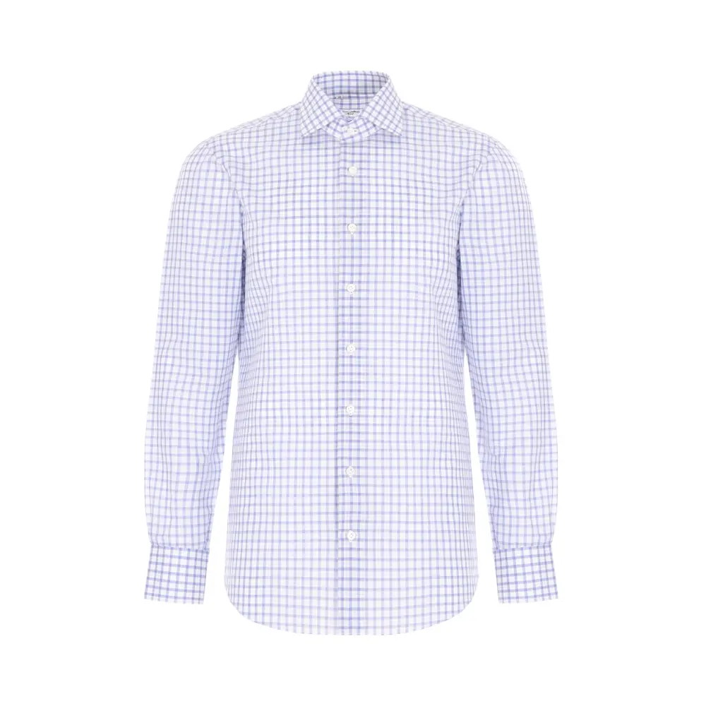 Рубашка Regular Fit изо льна и хлопка