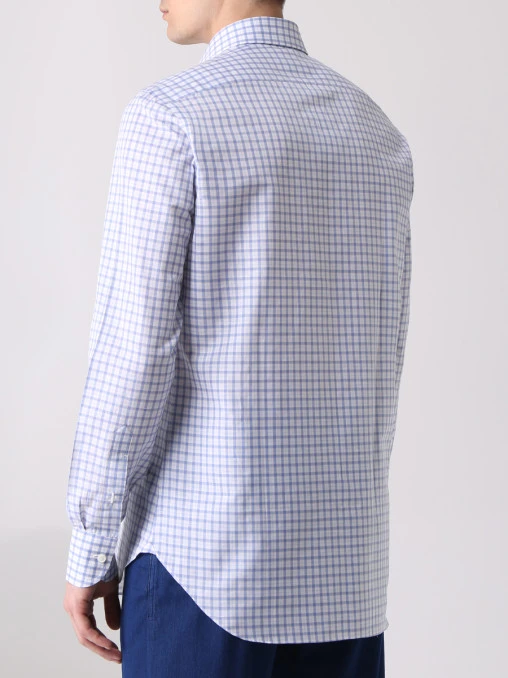 Рубашка Regular Fit изо льна и хлопка CESARE ATTOLINI