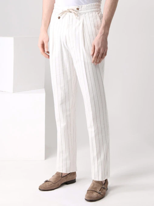 Брюки хлопковые BRUNELLO CUCINELLI