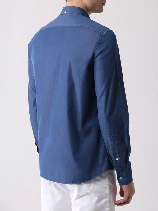 Рубашка Leisure Fit хлопковая BRUNELLO CUCINELLI