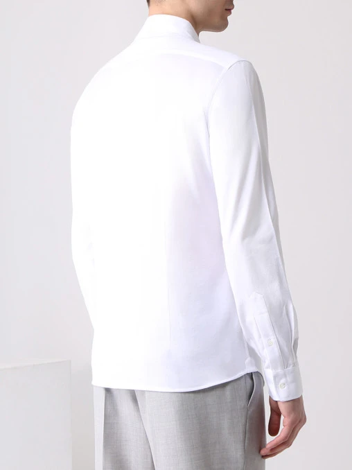 Рубашка Leisure Fit хлопковая BRUNELLO CUCINELLI