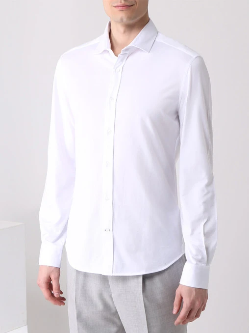 Рубашка Leisure Fit хлопковая BRUNELLO CUCINELLI