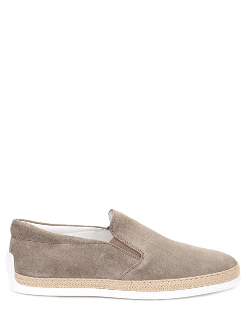 Слипоны замшевые TOD`S