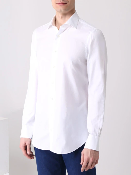 Рубашка хлопковая Regular Fit CESARE ATTOLINI