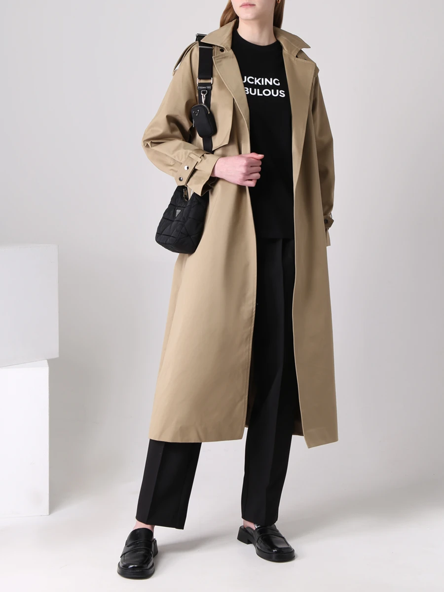 Тренч-оверсайз хлопковый