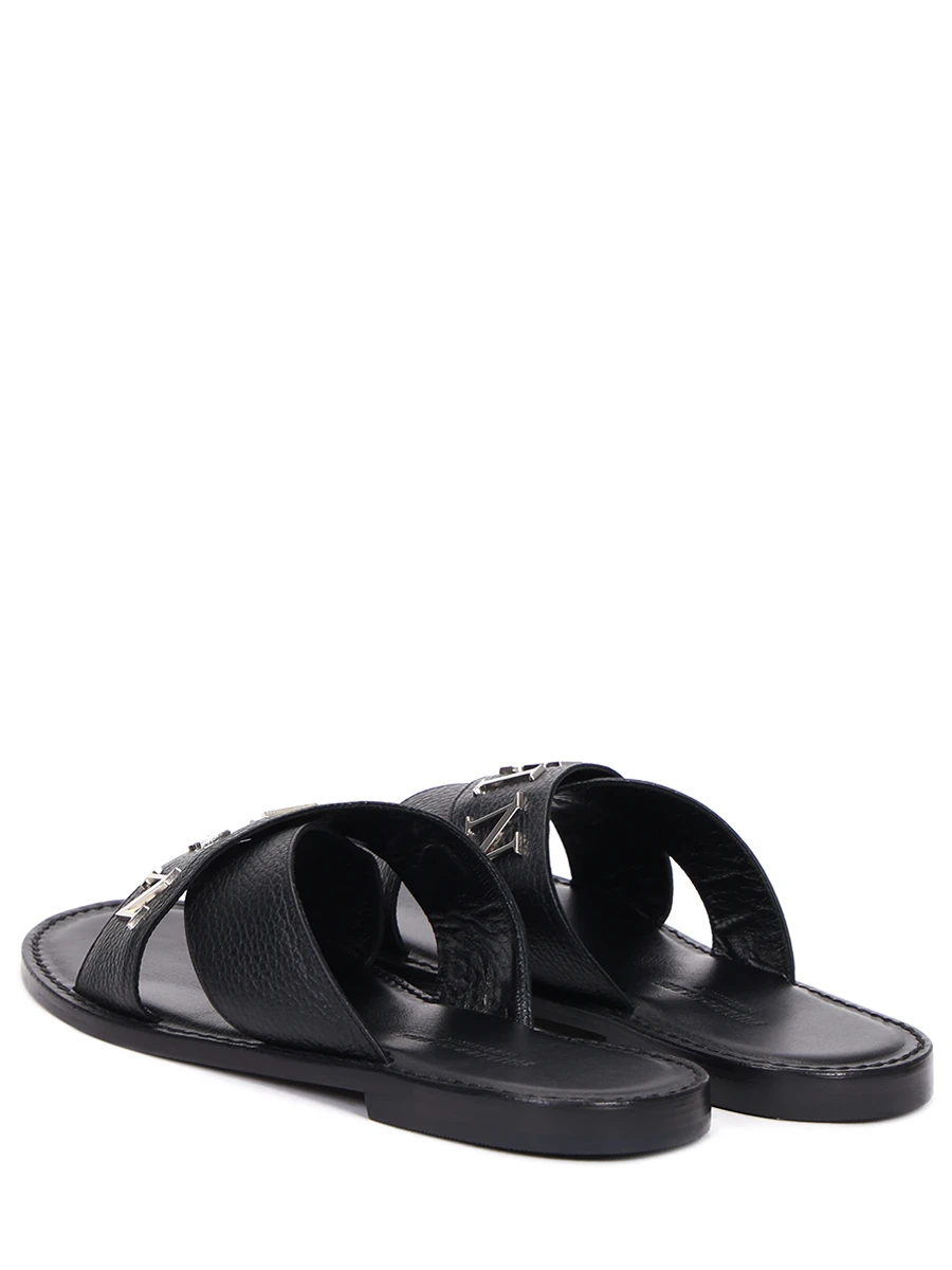 Шлепанцы кожаные