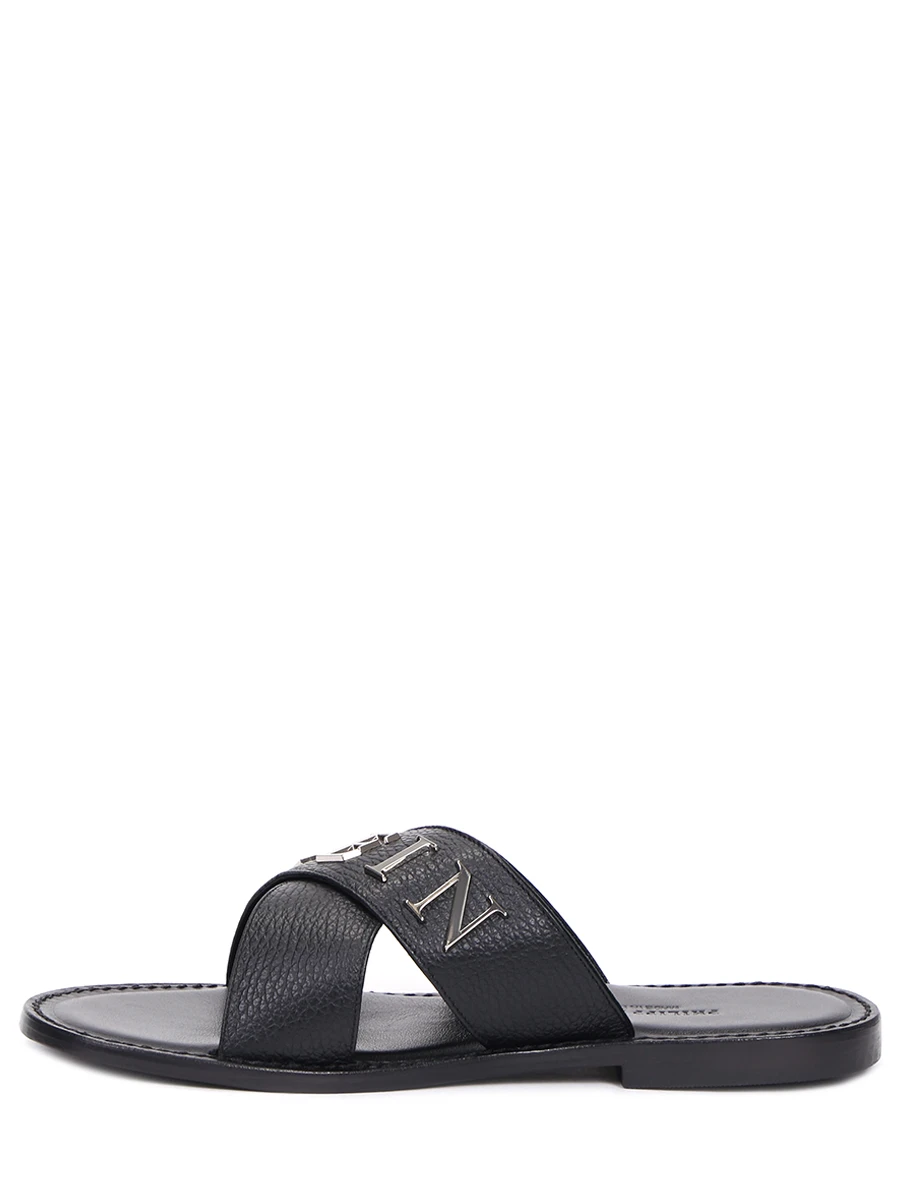 Шлепанцы кожаные