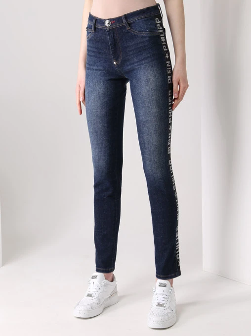 Джинсы хлопковые PHILIPP PLEIN
