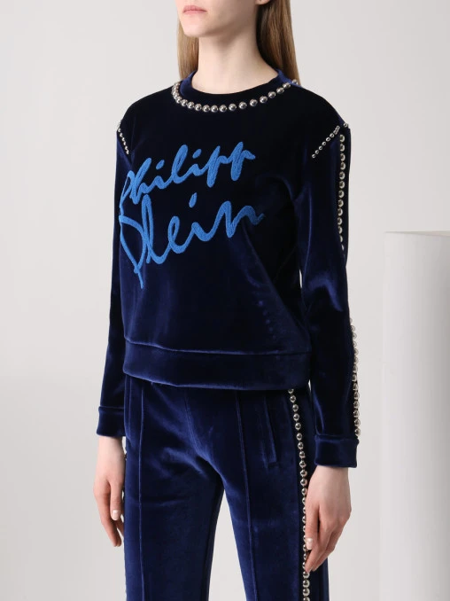 Толстовка велюровая PHILIPP PLEIN