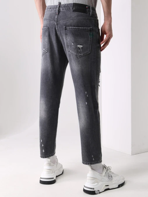 Джинсы хлопковые Detroit Fit PHILIPP PLEIN