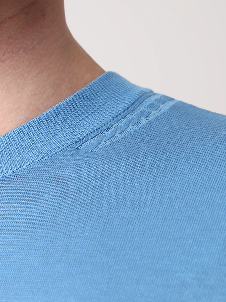 Футболка из хлопка и шелка