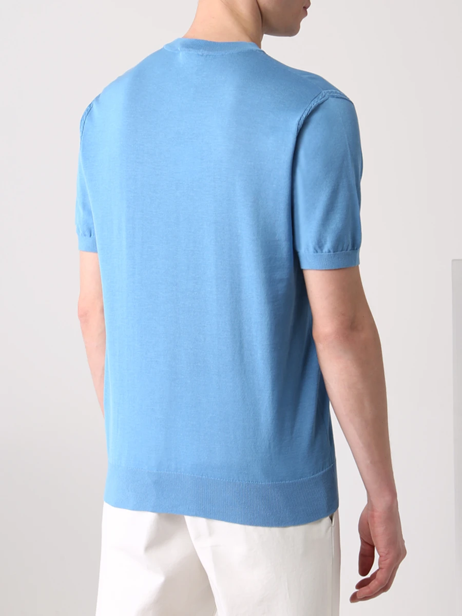 Футболка из хлопка и шелка