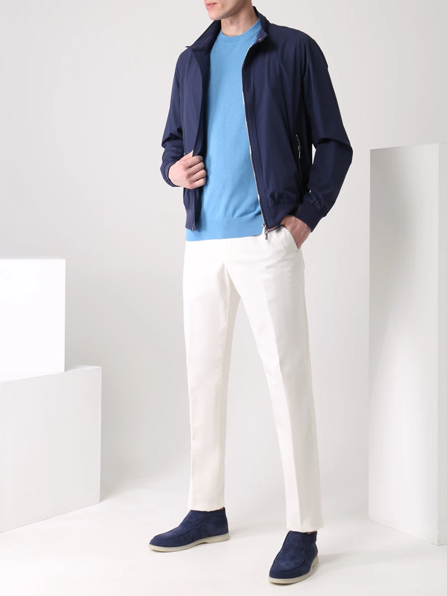 Футболка из хлопка и шелка