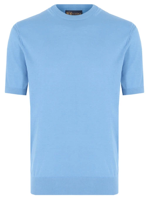 Футболка из хлопка и шелка CUDGI