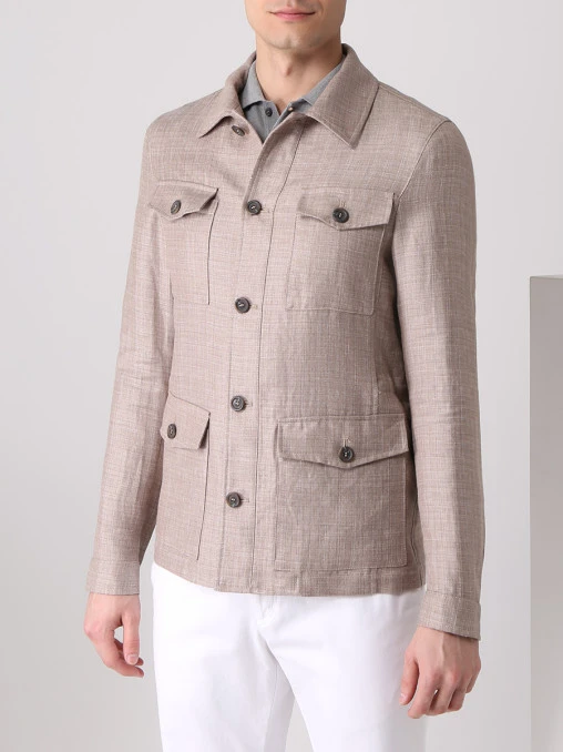 Куртка льняная CANALI