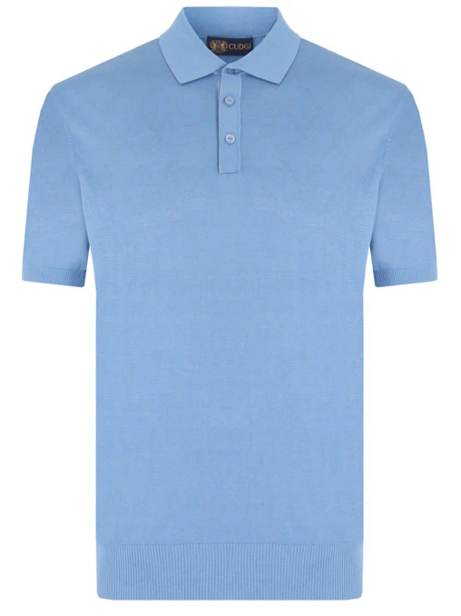 Поло из хлопка и шелка CUDGI