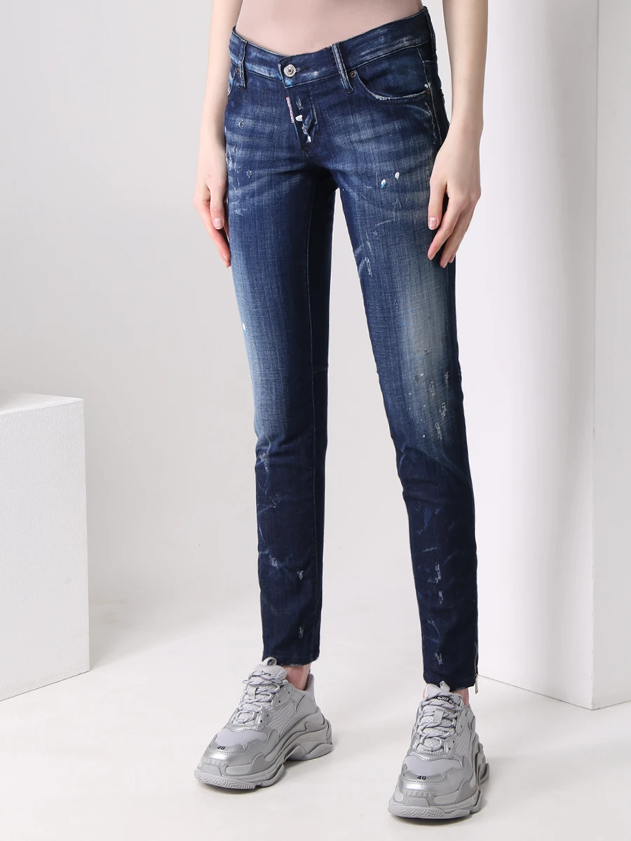 Джинсы хлопковые