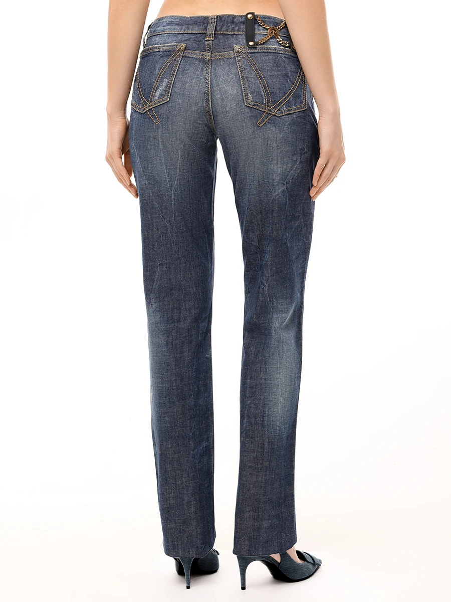 Джинсы хлопковые